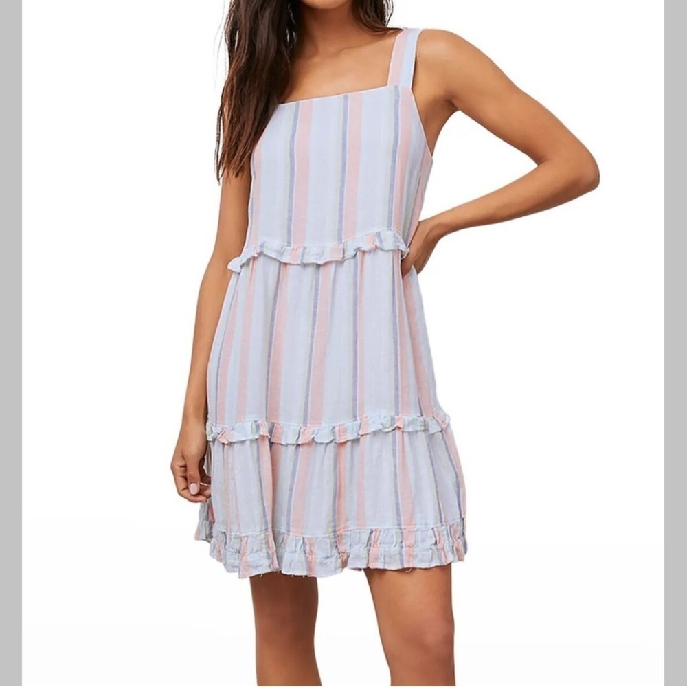 Rails Pastel Striped Mini Dress size Small NWT